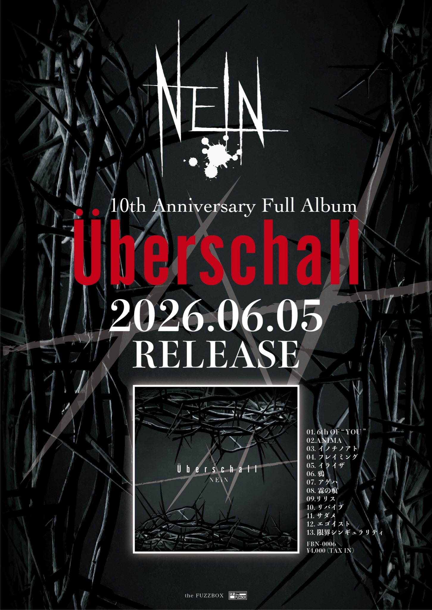 NEiN 10th Anniversary Full Album Überschall 2026.06.05 Release